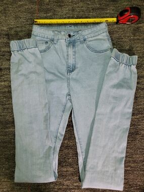 Super Long Cinch Y2K Leg Skinny Jean ♡ 35"+ Long Inseam
